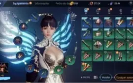 Conta lvl 45, 41k de poder, portão 6 liberado, servidor SA61
