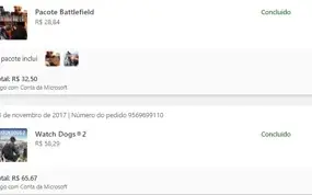 conta xbox com jogos