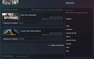Contas Steam c/ Free CS:GO 1400+ Horas/Free PUBG 1000+ Horas