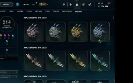 Conta Lol Br Esmeralda, 1401 Skins