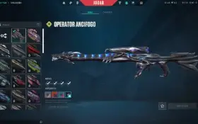 pra hj! conta valorant ouro 1com kuronami vandal + 37 skins 