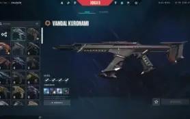 pra hj! conta valorant ouro 1com kuronami vandal + 37 skins 