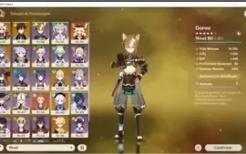 AR55 no garantido 7personagens 5 estrelas GENSHIN IMPACT