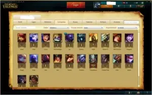 CONTA DE LEAGUE OF LEGENDS 22 CAMPEÕES - 5 SKINS (UNRANKED)
