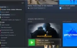 Conta steam com CS:GO com prime e varios jogos.
