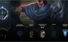 Conta League of legends 109 skins, sem email confirmado