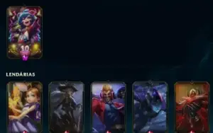 Conta diamante lvl 450+