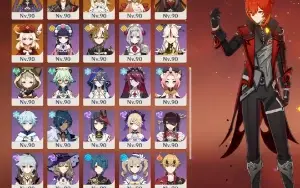 AR 60 - 33 chars T5 e 8 armas T5 - Genshin Impact