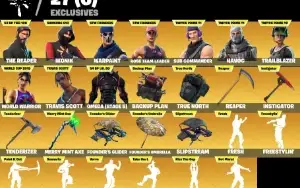 Conta Fortnite IKONIK + Minty, Travis Scott e +300 Skins