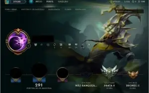 CONTA BORDA OURO 60+ CHAMPS E VARIAS SKINS ! PROMOÇAO