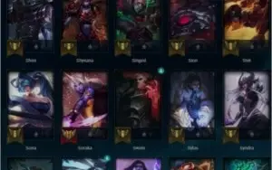 Conta League of Legends 182 Campeões