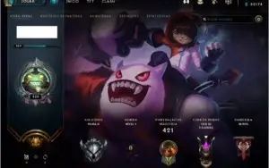 Conta LoL (2014) Diversas SKINS e ICONES!