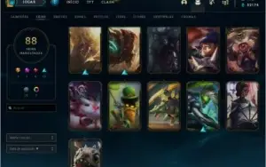Conta LoL (2014) Diversas SKINS e ICONES!