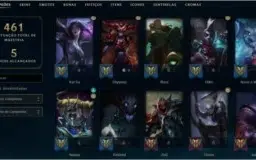 CONTA LOL - 129 SKINS - LEVEL.238