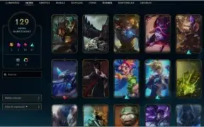 CONTA LOL - 129 SKINS - LEVEL.238