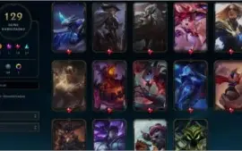 CONTA LOL - 129 SKINS - LEVEL.238