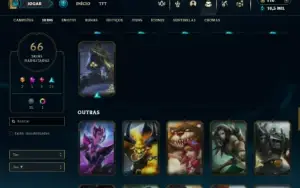 Ferro 1 com 120 Champs e 66 Skins + 2 Ultimates