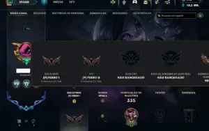 Ferro 1 com 120 Champs e 66 Skins + 2 Ultimates