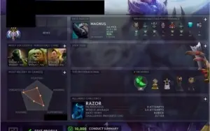 Vendo conta de Dota 2 4300 MMR Anciente 3
