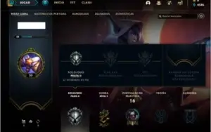 Conta prata 2 com 25 champs e 3 skins