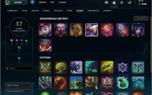 Conta prata 2 com 25 champs e 3 skins