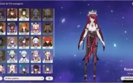 Conta Genshin Impact AR 55 Com 8 - ( 5 Estrelas)  Promoção!!