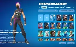 Conta Fortnite 213 skins preço negociável