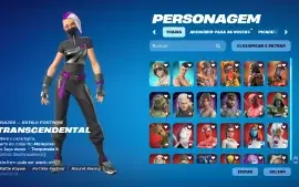Conta Fortnite 213 skins preço negociável