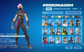 Conta Fortnite 213 skins preço negociável