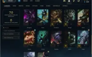 CONTA MESTRE LOL UPADA NA MÃO