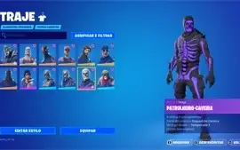 Conta com Skull Roxo / Cavaleiro Negro