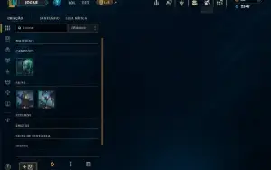 Diamante 4 com TODOS os Champs e 99 Skins ( SUP / ADC )