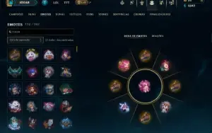 Diamante 4 com TODOS os Champs e 99 Skins ( SUP / ADC )