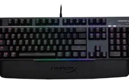 Teclado Gamer Hyperx Mars Mecânico Switch Blue Rgb Seminovo