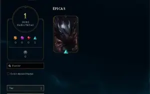 Conta LoL diamante 4 com 67% de winrate.