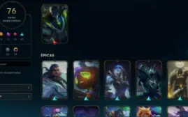 Conta Lvl 212 - Peak Elo Mestre 600pdl - 76 skins, 31 cromas
