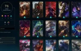 Conta Lvl 212 - Peak Elo Mestre 600pdl - 76 skins, 31 cromas