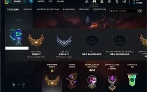 Conta ouro 4 com 132 Champs e 109 Skins + 400k de Vayne