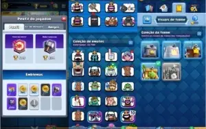CLASH ROYALE NÍVEL 13 COM 42 CARTAS FULL 600K OURO 33 EMOTES