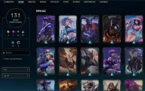 Conta LoL Unranked 130 + skins