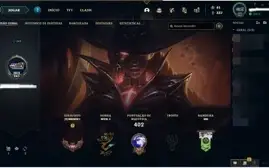 Conta LoL Unranked 130 + skins