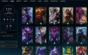 Conta LoL Unranked 130 + skins