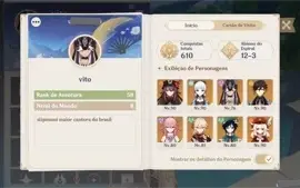 genshin impact account - AR 58
