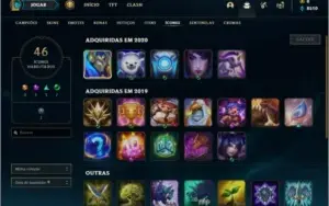 Conta Lv 53 Diamante 3 c/ 56% de win Smurf de Mono Campeão