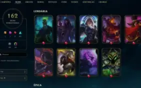 Conta League of Legends Full Acesso - 142 Champs e 162 Skins