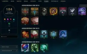 Conta League of Legends Full Acesso - 142 Champs e 162 Skins