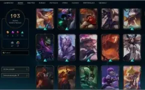 Conta de League of Legends - Platina 2