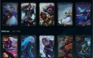 CONTA LOL | MESTRE | 115 SKINS |TODOS CAMPEOES