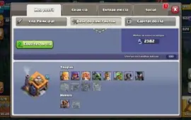 clash of clans cv 10 praticamente full baratinha