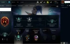 CONTA PLATINA 2 LOL PRONTA PARA TROCAR NICK